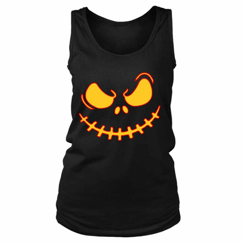 Halloween Pumpkin Face Women's Tank Top