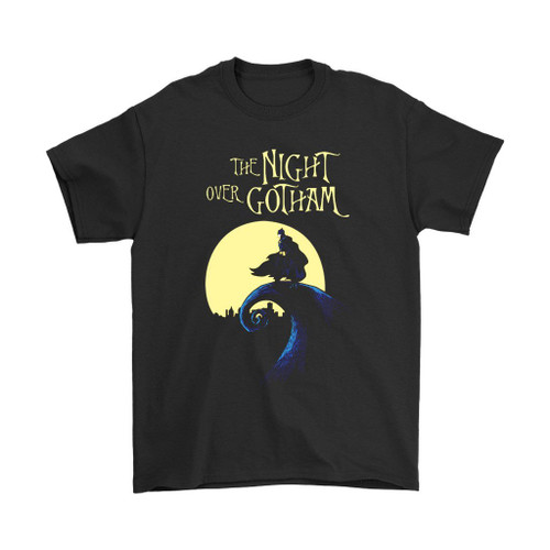 Batman Nightmare The Night Over Gotham Man's T-Shirt Tee