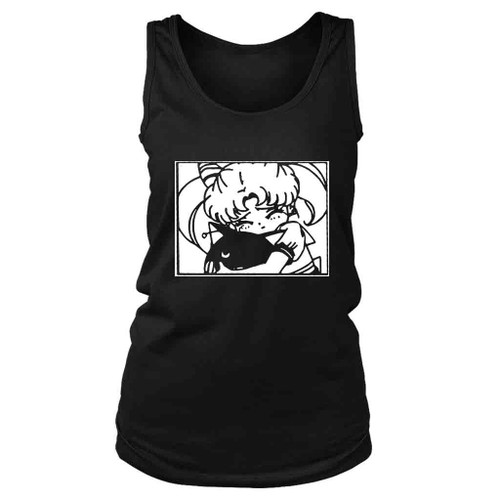 Sailor Moon Sailor Mini-Moon Chibiusa Sailor Moon Anime Princess Usagi Small Lady Serenity And Luna Women's Tank Top