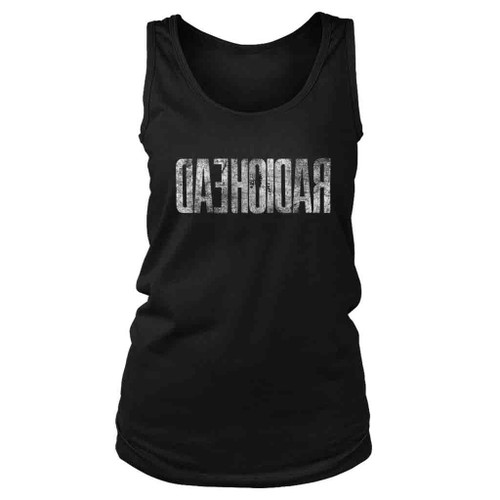 Radiohead Backwards Grunge Women's Tank Top