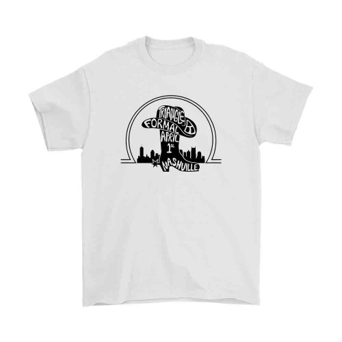 Silhouette Of The Nashville Skyline Man's T-Shirt Tee