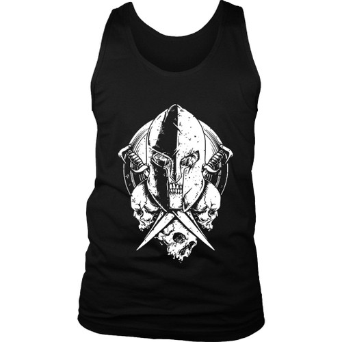 Spartan Warrior Skull Mma Gym Women's Tank Top