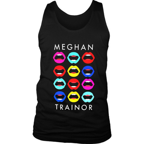 Meghan Trainor Lips Girls Juniors Women's Tank Top