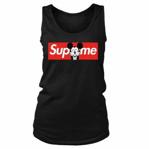 Mickey Double Middle Finger Supreme Women's Tank Top
