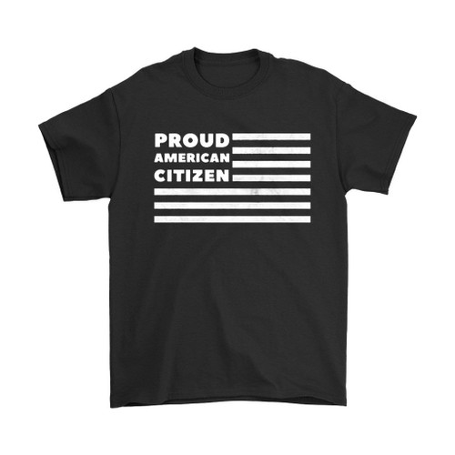 Proud American Citizen Usa Independence Day Man's T-Shirt Tee