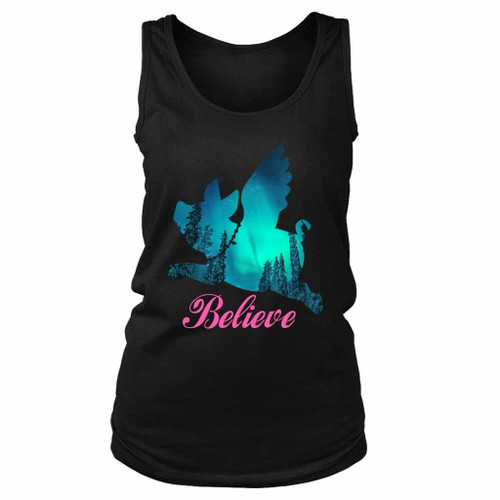 Flying Pig Believe Piggy With Wings Women's Tank Top