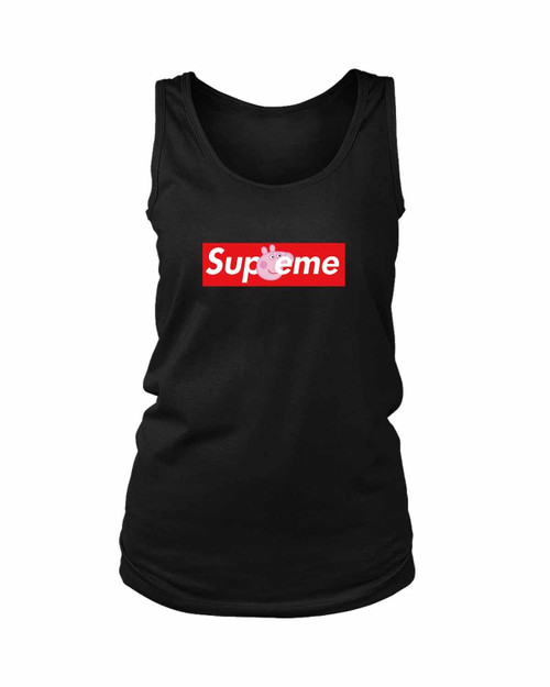 Supreme X Peppa Pig Parody Women's Tank Top