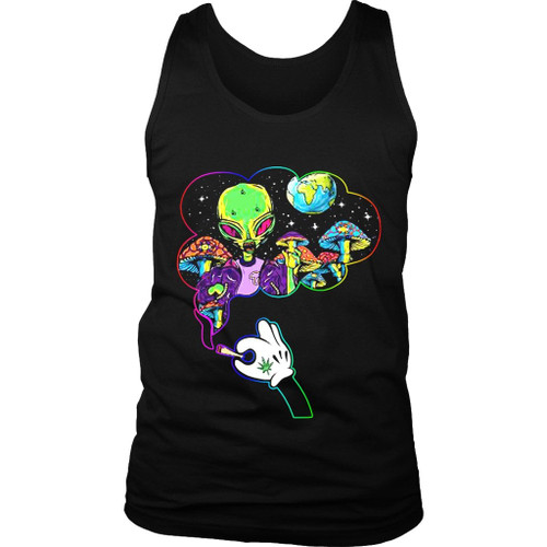 Alien Mickey Mouse Smoke Women's Tank Top