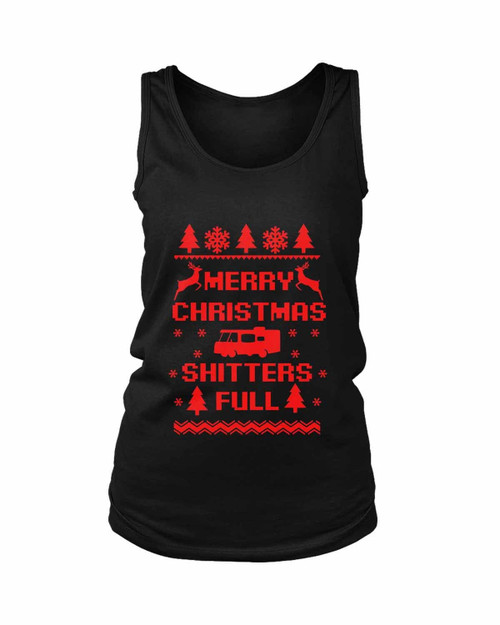 Merry Christmas Shitter Full Women's Tank Top