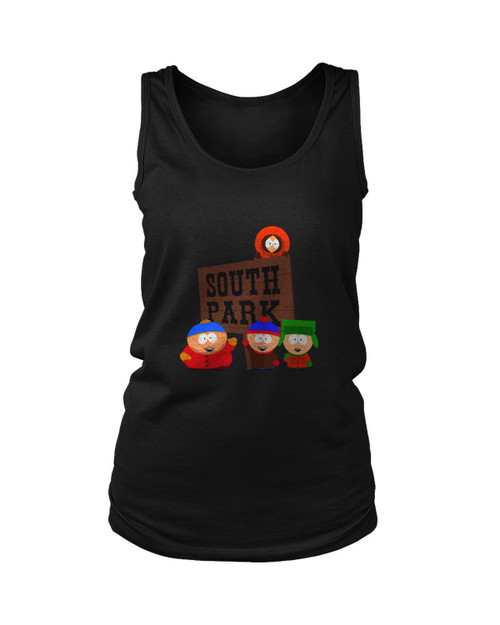 South Park Group Funny Cartoon Women's Tank Top