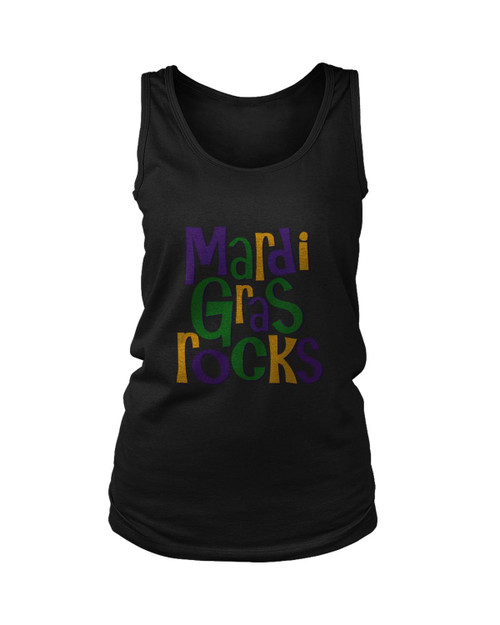 Mardi Gras Rocks Women's Tank Top