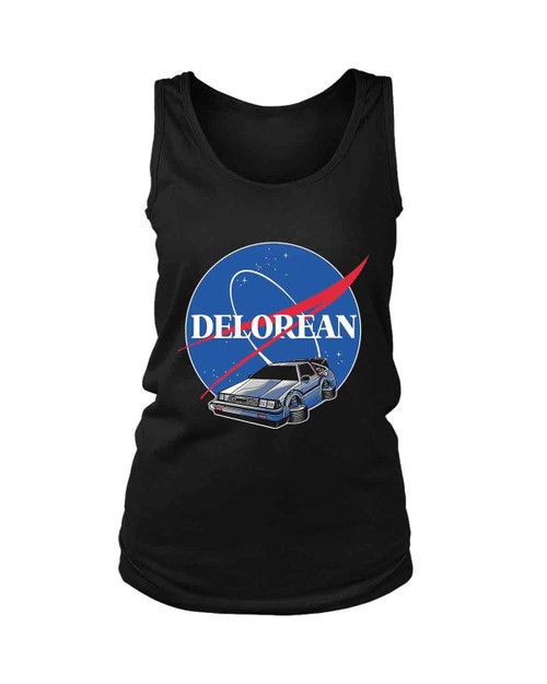 Delorean Nasa Logo Parody Women's Tank Top