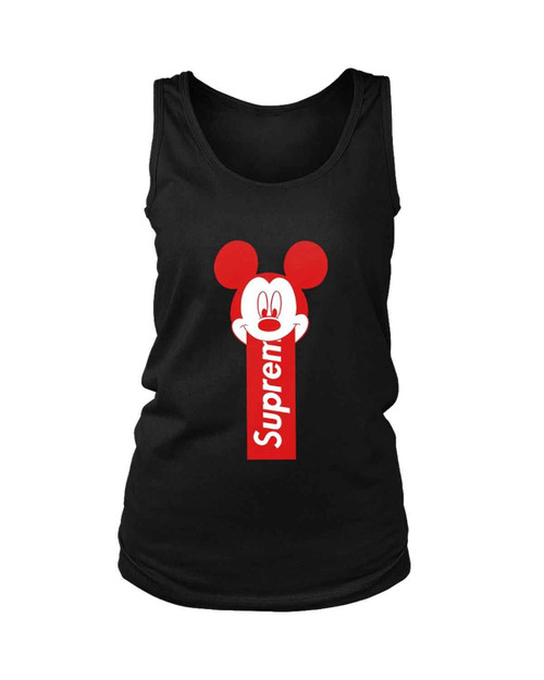 Supreme Mickey Mouse Funny Women's Tank Top