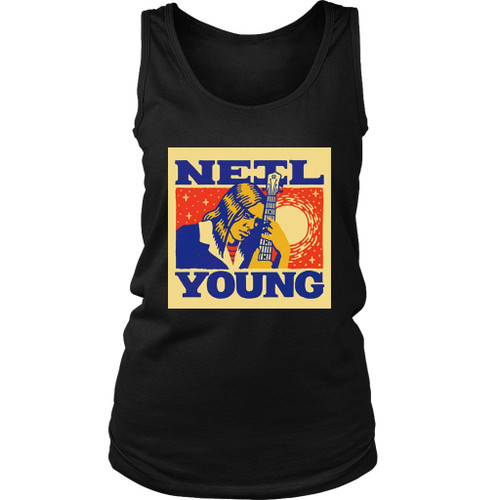 Neil Young Dribbble Fan Art Women's Tank Top