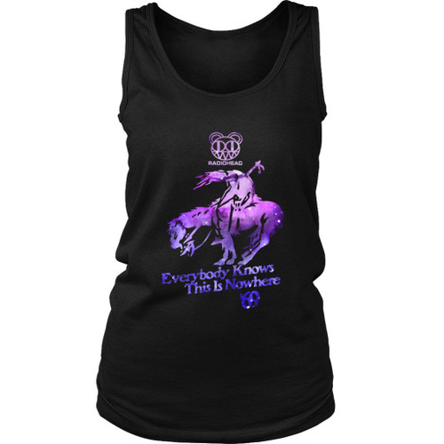 Radiohead Bear Logo Galaxy Women's Tank Top