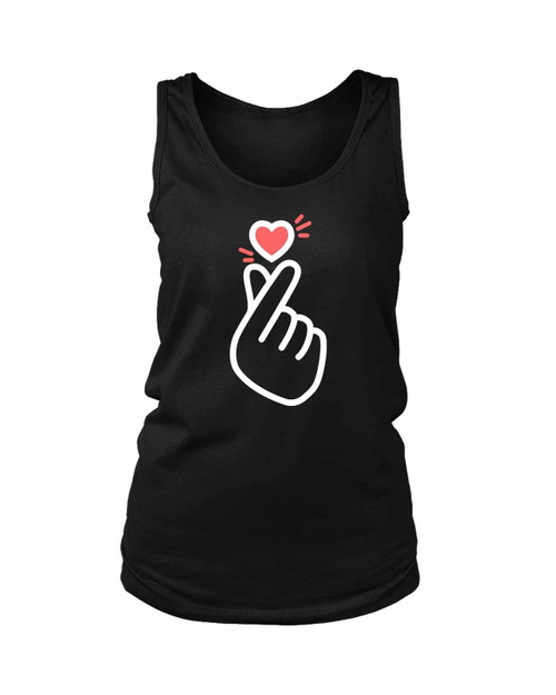 Kpop Finger Heart Logo Women's Tank Top