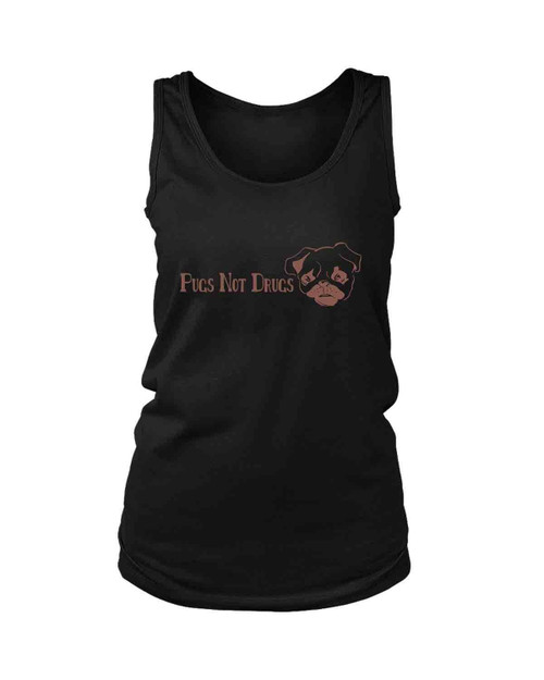 Pugs Not Drugs Women's Tank Top