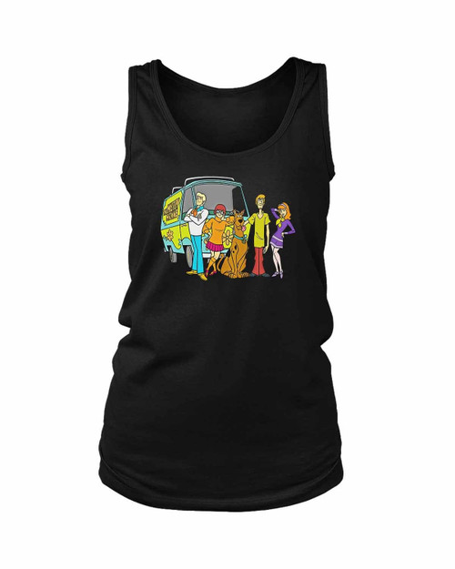 Scooby Doo Mystery Squad Character Women's Tank Top