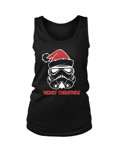 Storm Trooper Star Wars Santa Women's Tank Top
