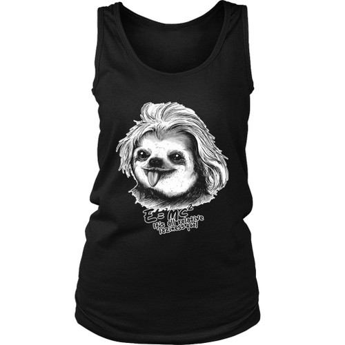 Sloth Einstein Emc Relative Laziness Women's Tank Top