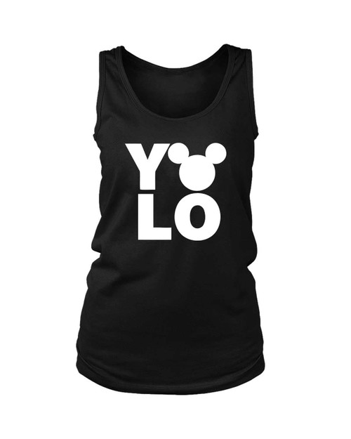 Yolo Disney Mickey Mouse Ears Women's Tank Top