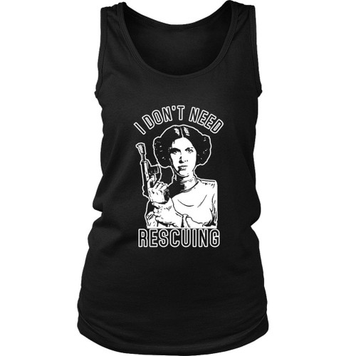 Star Wars Princess Leia I Do Not Rescuing Women's Tank Top