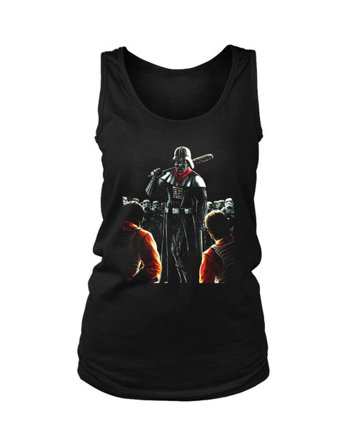 Darth Vader Negan Walking Dead Star Wars Women's Tank Top