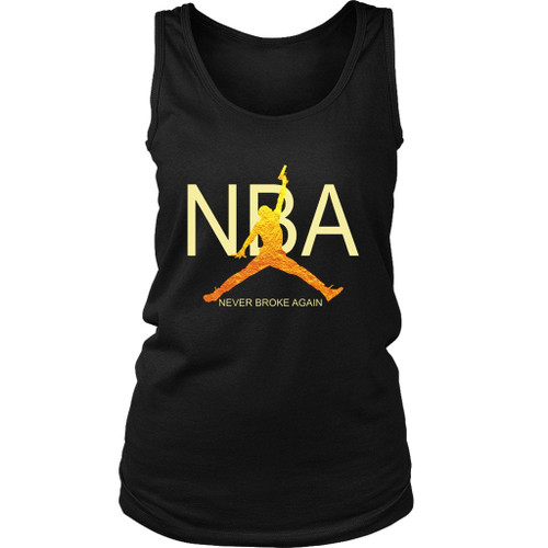 Nba Gold Logoyoungboy Never Broke Again Women's Tank Top