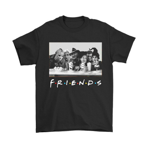 Friends Halloween Hocus Pocus Freddy Krueger Jason Voorhees Myers Man's T-Shirt Tee