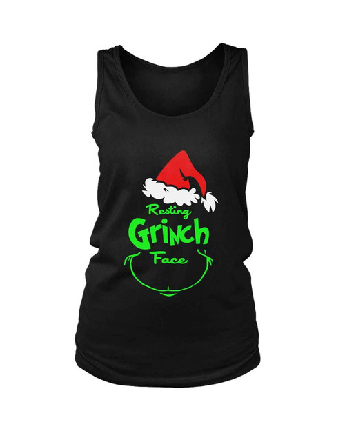 Resting Grinch Face Women's Tank Top