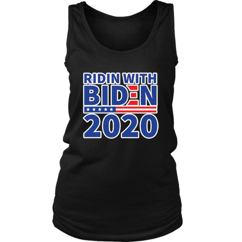 Ridin With Biden 2020 Election Vote Joe Biden Women's Tank Top