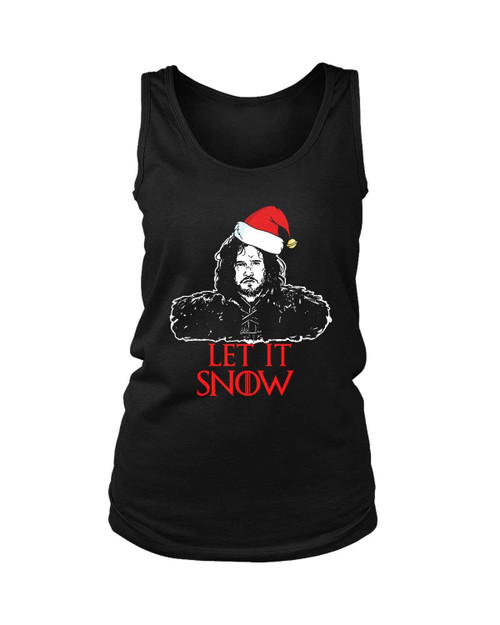 Let It Snow Jon Snow Xmas Women's Tank Top