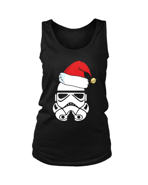 Stormtrooper Christmas Hat Women's Tank Top