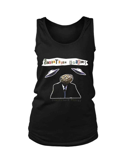 Saber Tooth Rockers Conspiracy Theory Women's Tank Top