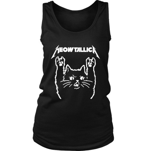 Moewtallica Metallica Cat Women's Tank Top