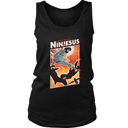 Ninjesus Ninja Jesus The Holy Fuck Women's Tank Top