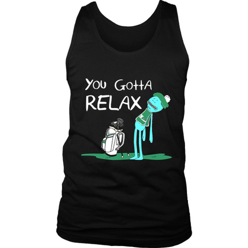 Mr Meeseeks You Gotta Relax Quote Women's Tank Top