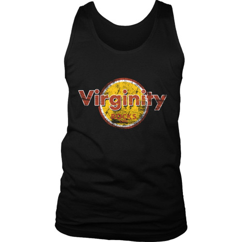 Virginity Rocks Cafe Logo Grunge Women's Tank Top