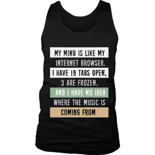 My Mind Is Like A Internet Browser Women's Tank Top