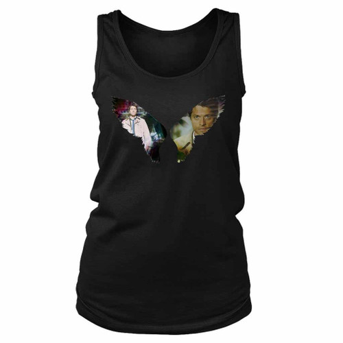 Supernatural Dean And Sam Winchester Wings Women's Tank Top Supernatural Dean And Sam Winchester Wings Women's Tank Top