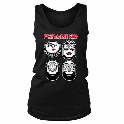 Despicable Me Kiss Funny Minions Women's Tank Top