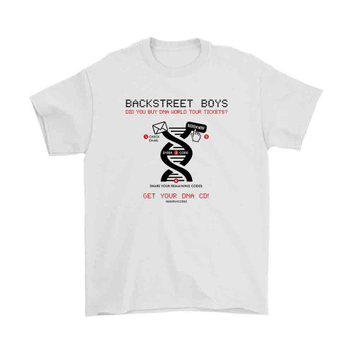 Backstreet Boys Dna Codes Man's T-Shirt Tee