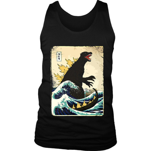 The Great Godzilla Off Kanagawa Women's Tank Top