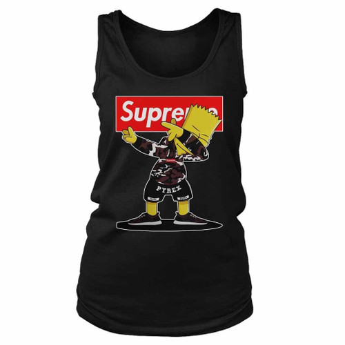 Simpson Dabbing Dance Red Box Logo Women's Tank Top