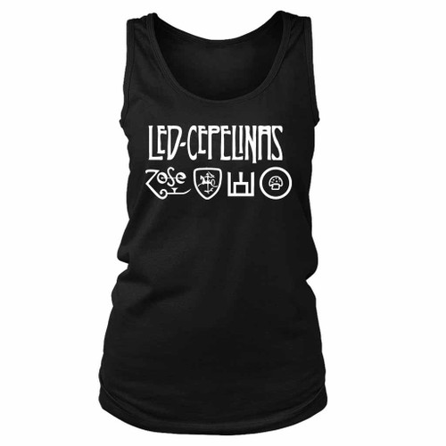 Led Cepelinas Led Zeppelin Lithuanian Parody Funny Women's Tank Top