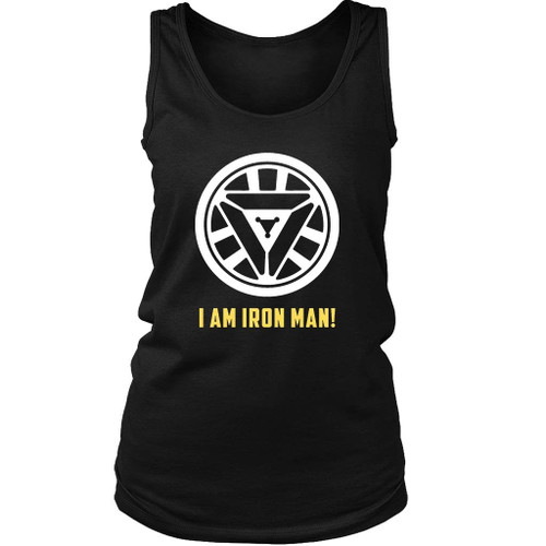 Reactor Iron Man I Am Iron Man Women's Tank Top