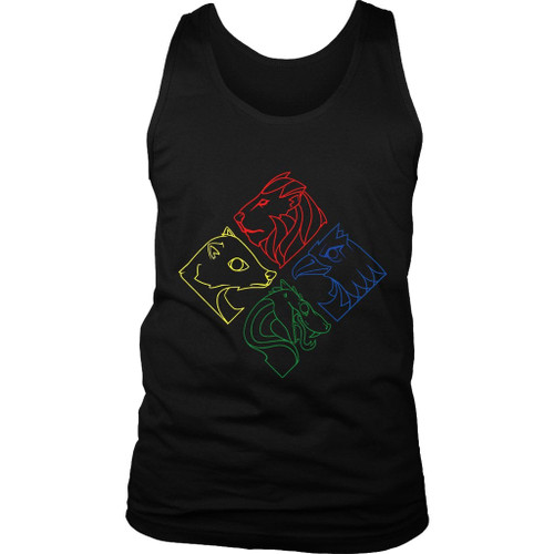 Geometric Hogwarts Symbols Women's Tank Top