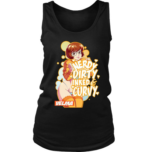 Nerdy Dirty Inked And Curvy Women's Tank Top