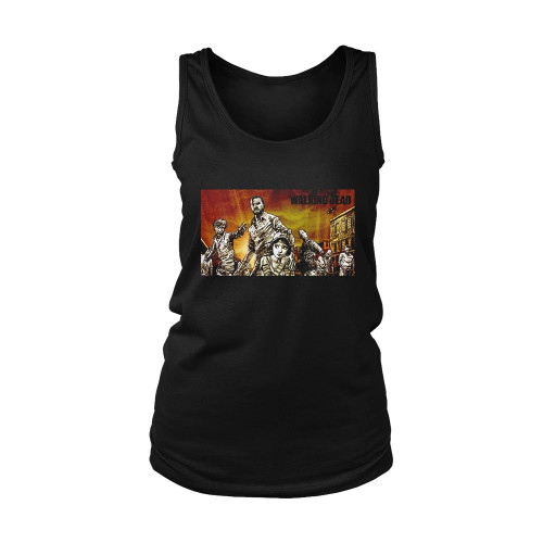 The Walking Daed Art Poster Women's Tank Top