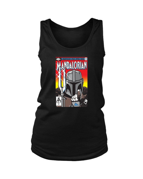 Mandaloria Comic Women's Tank Top